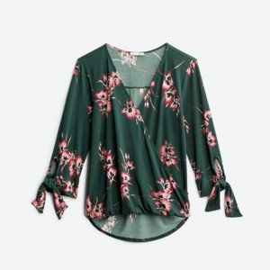 BEACON Imay Tie Sleeve Knit Top XS